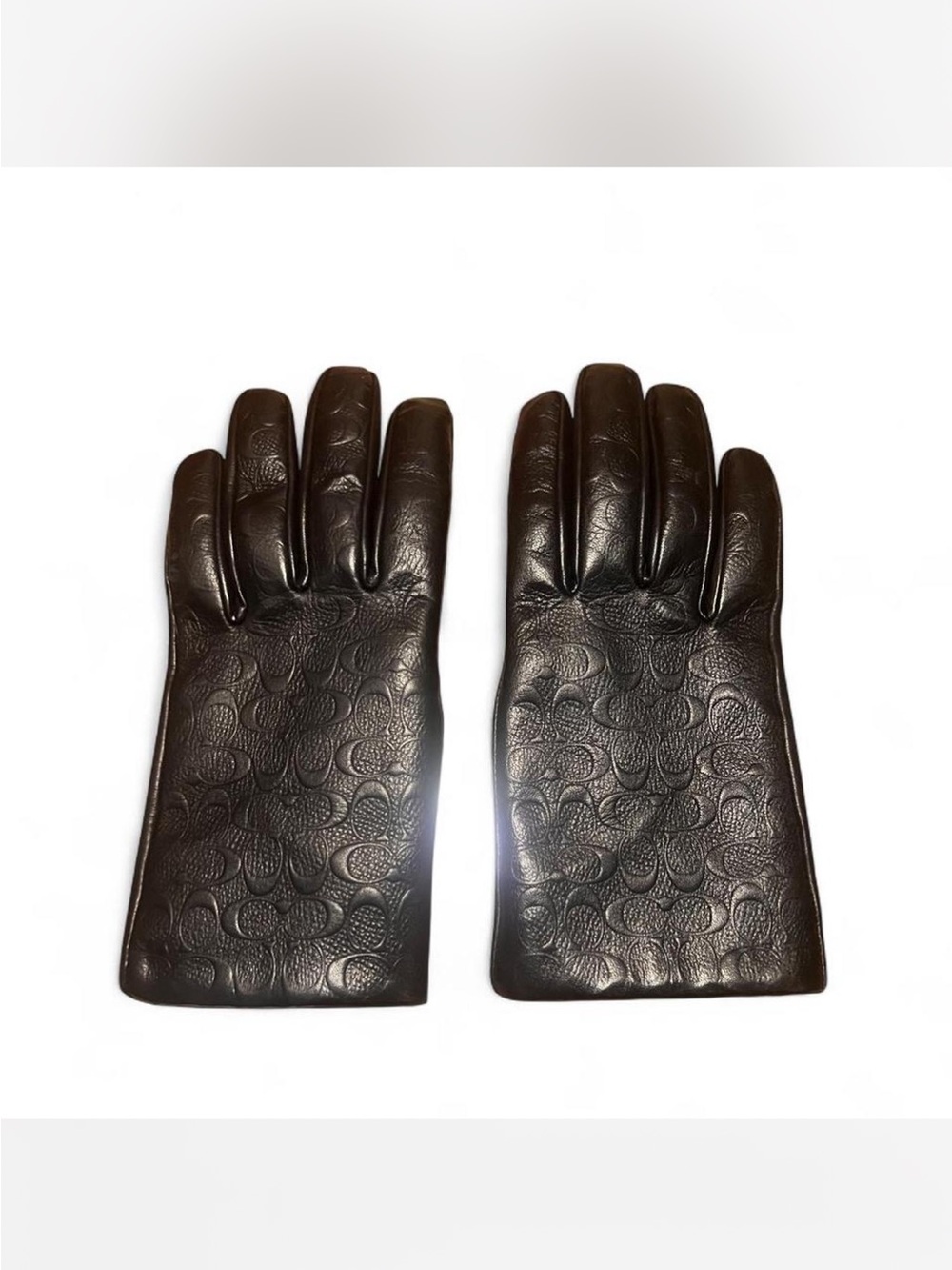✨ COACH Signature Leather Tech Gloves ✨